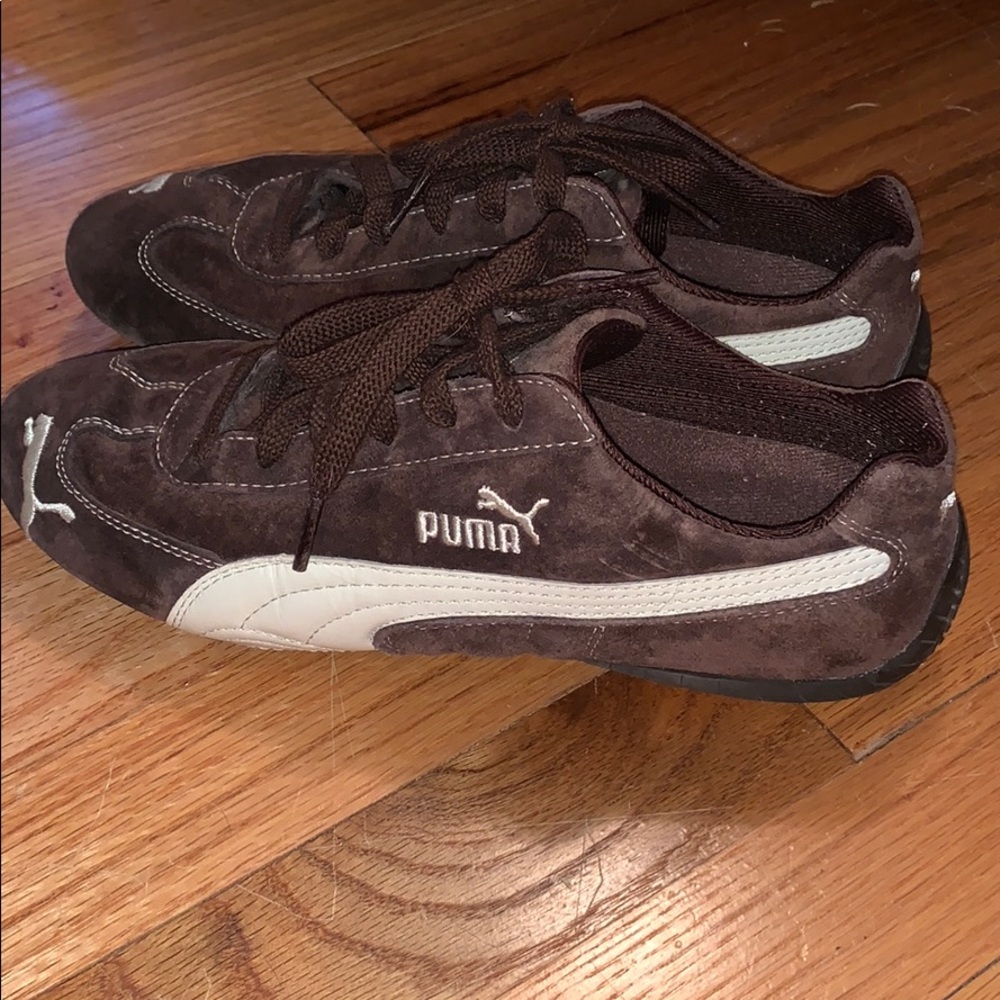 Pumas brown suede women’s shoes